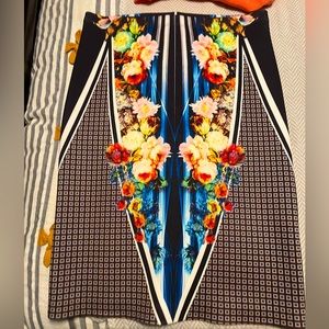 Clover Canyon neoprene pull on skirt Large